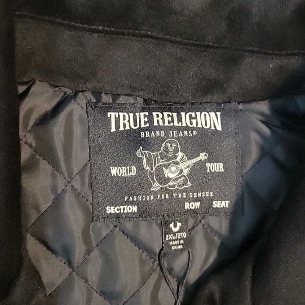True Religion Property Of None Biker Jacket XXL Limited Edition Exclusive (NWT) - Picture 7 of 12